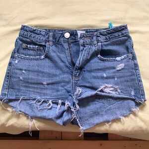 Blue jean shorts from Garage